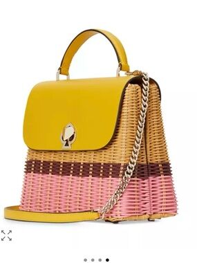 Kate Spade- New York Romy Wicker medium Top-Handle Bag